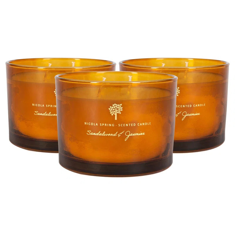 Sandalwood & Jasmine Soy Wax Candle – 350g