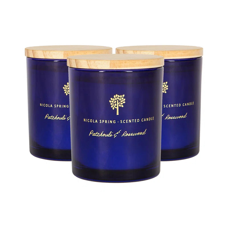 Patchouli & Rosewood Soy Wax Scented Candle