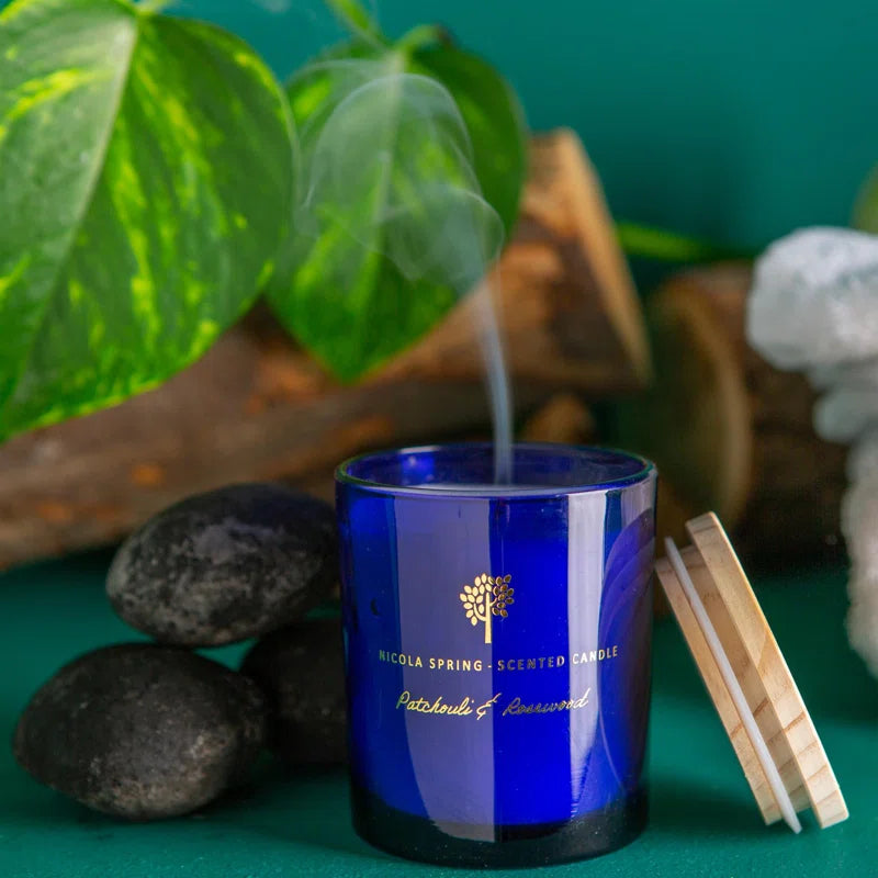 Patchouli & Rosewood Soy Wax Scented Candle