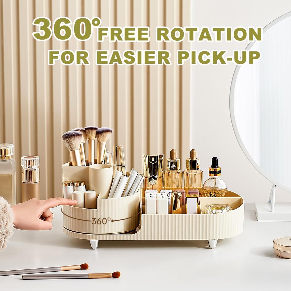 360° Cosmetic Organizer – 2-in-1 Storage