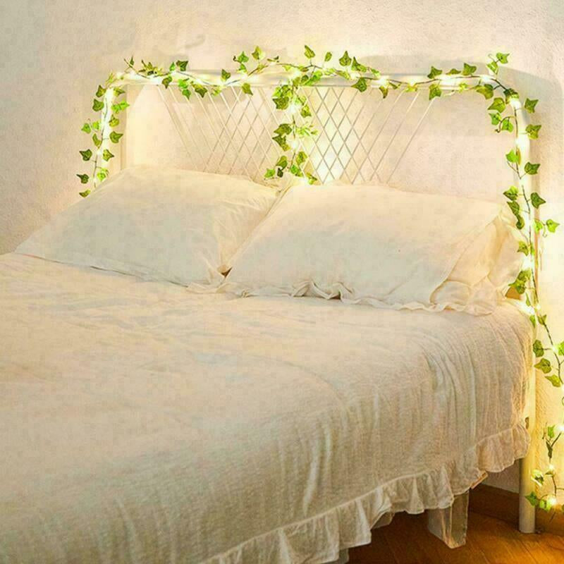 Artificial Ivy Garland with LED Lights – Faux Greenery Vine for a Lush, Illuminated Look