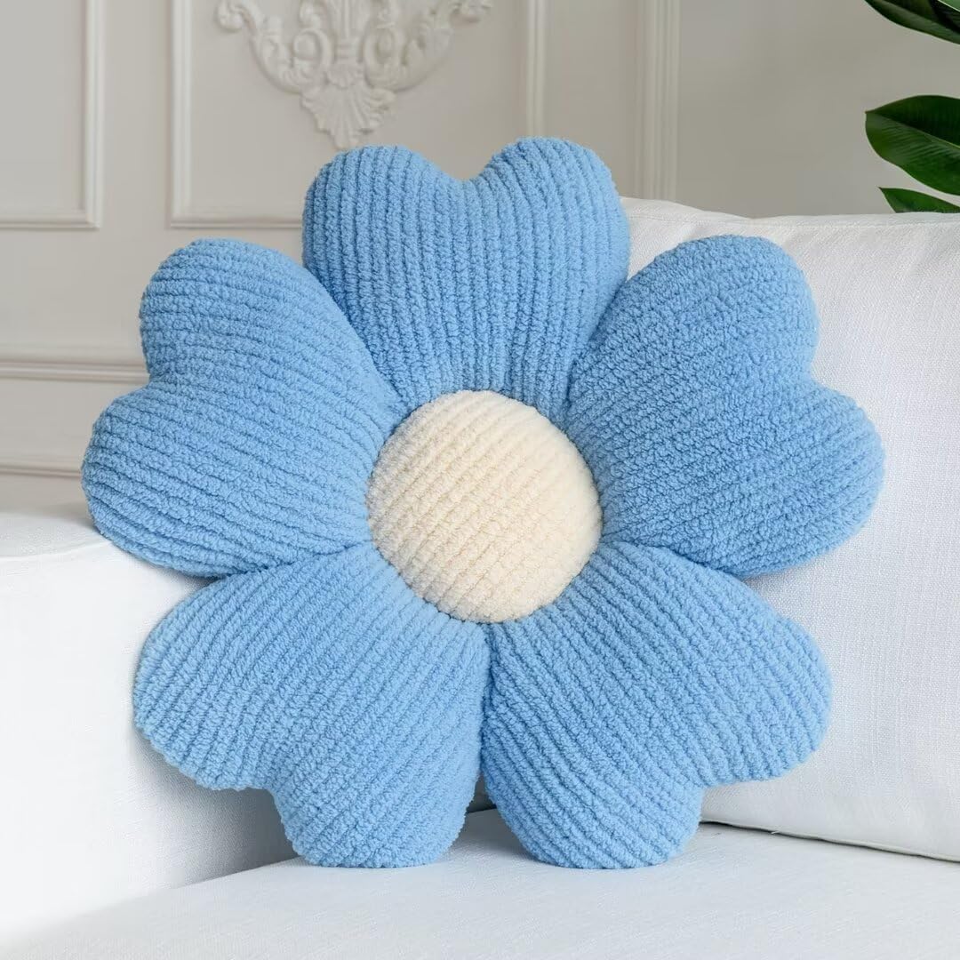 Flower Throw Pillow – Aesthetic Room Decor