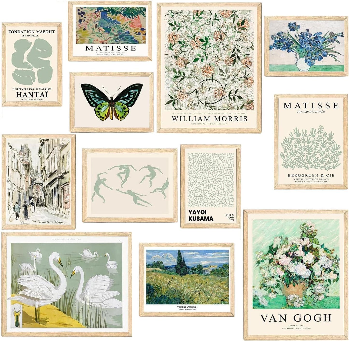 Stylish Wall Art Set – Unframed Modern Canvas Prints for Any Room