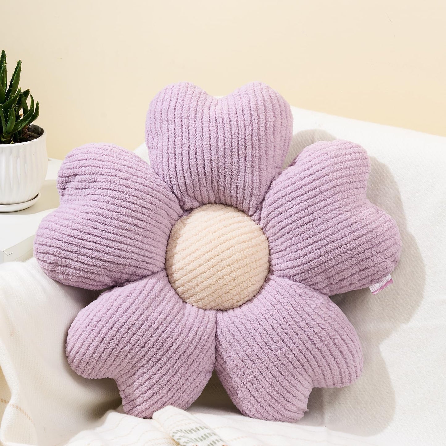 Flower Throw Pillow – Aesthetic Room Decor