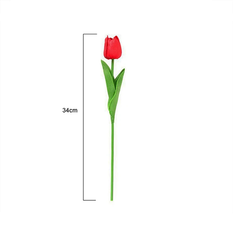 Silicone Tulip Bouquet – 3/5/10/20pcs for Home Decor