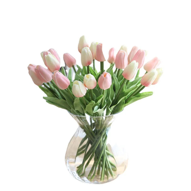 Silicone Tulip Bouquet – 3/5/10/20pcs for Home Decor