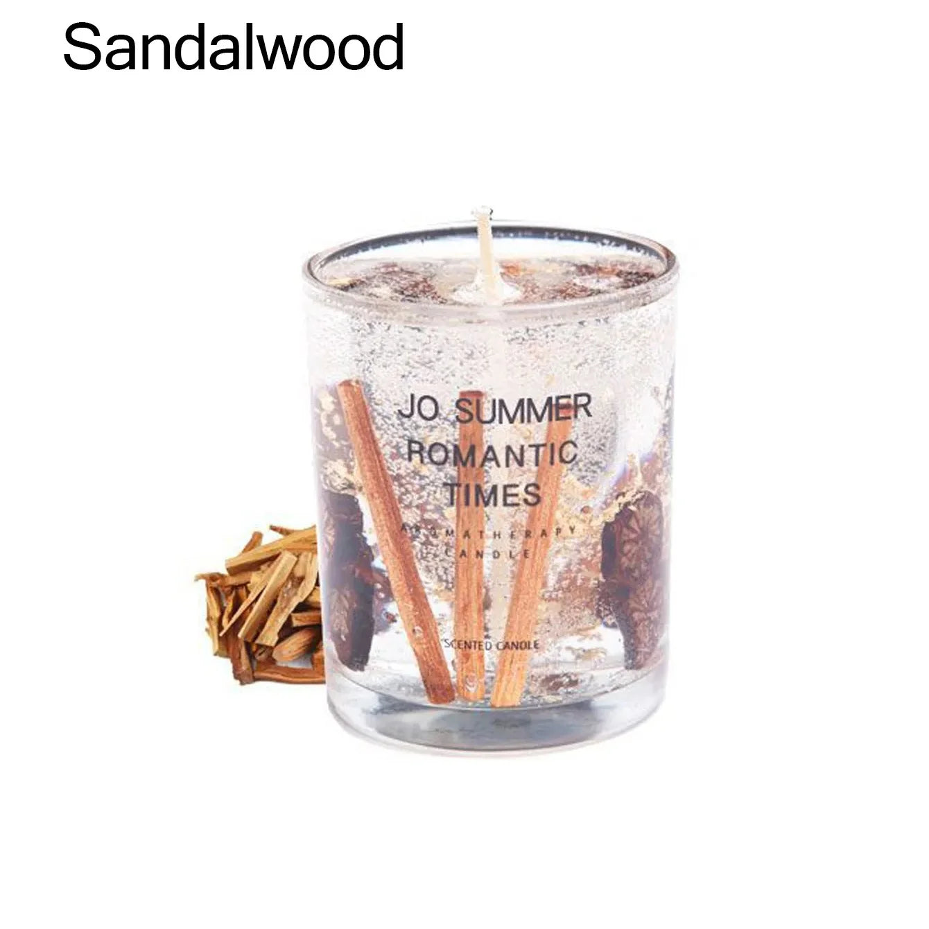 Real Flower Jelly Wax Candle – Freesia Aromatherapy Decor