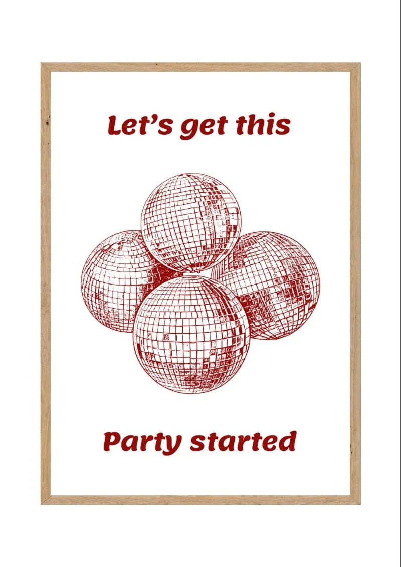Aesthetic Red Lip & Cherry Bow Canvas Print – Modern Wall Art