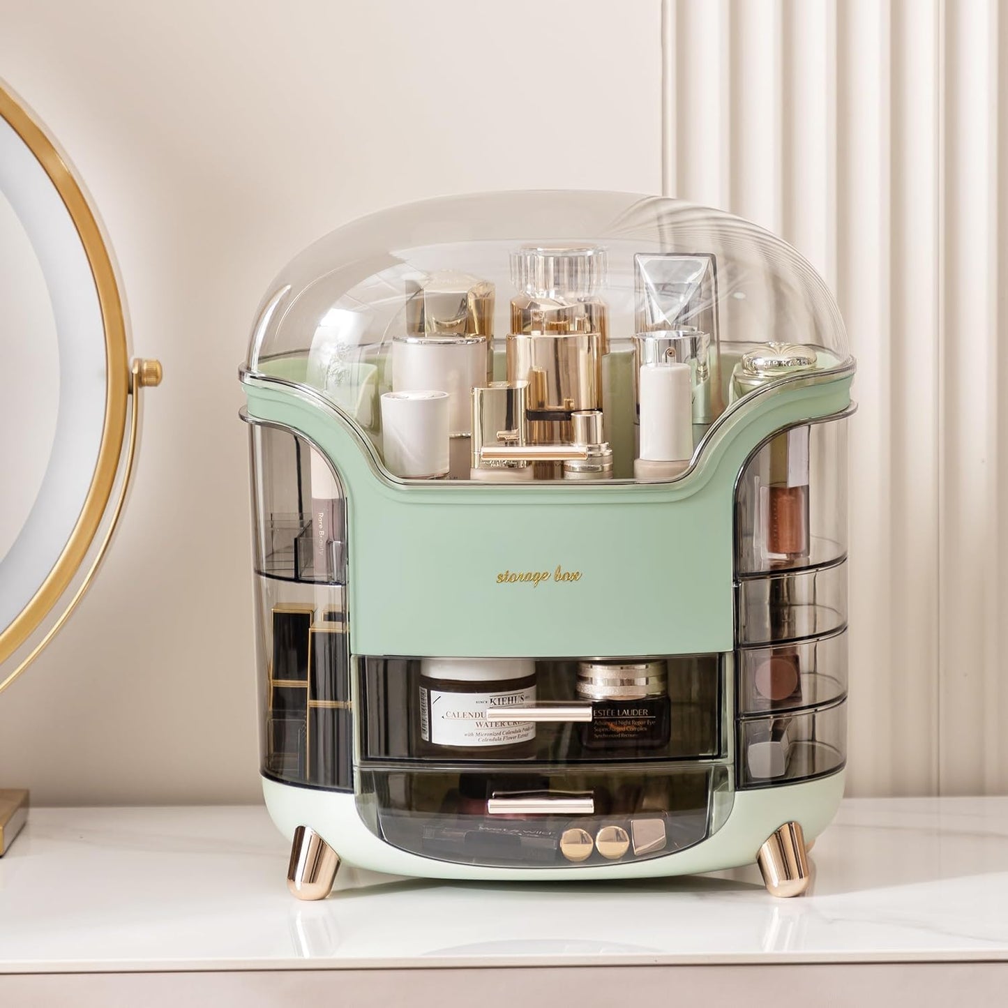 Cosmetic Storage Organizer with Drawers – Waterproof & Dustproof