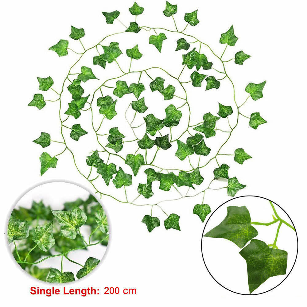 Artificial Ivy Garland with LED Lights – Faux Greenery Vine for a Lush, Illuminated Look