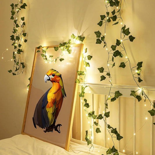 Artificial Ivy Fairy Lights – 2 Pack, 6.56Ft